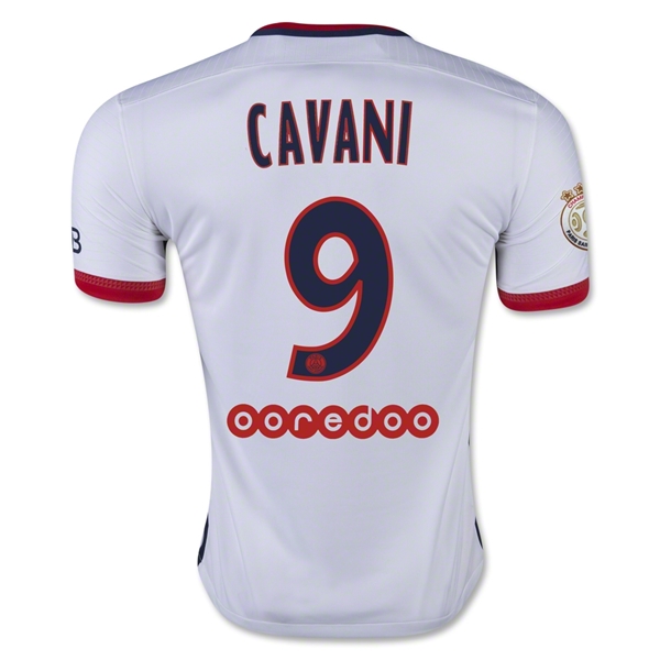 PSG 2015-16 CAVANI #9 Away Soccer Jersey